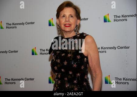 Washington DC, USA. 07th Dec, 2019. Adrienne Arsht arrives for the formal Artist's Dinner honoring the recipients of the 42nd Annual Kennedy Center Honors at the United States Department of State in Washington, DC on Saturday, December 7, 2019. The 2019 honorees are: Earth, Wind & Fire, Sally Field, Linda Ronstadt, Sesame Street, and Michael Tilson Thomas.Credit: Ron Sachs/Pool via CNP | usage worldwide Credit: dpa/Alamy Live News Stock Photo