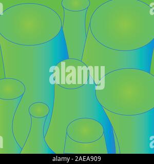 Simple shapes with trendy gradients - Vector Abstract Background Stock Vector