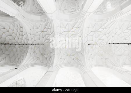 Ceiling of St. Mary's Church in Gdańsk Stock Photo
