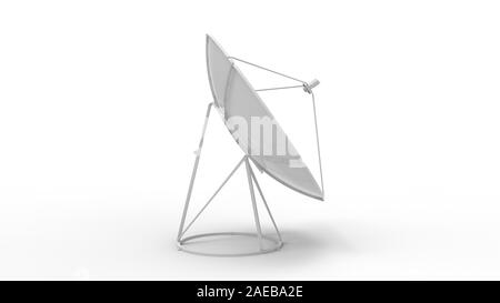 3d rendering of a satelite isolated in a studio background Stock Photo