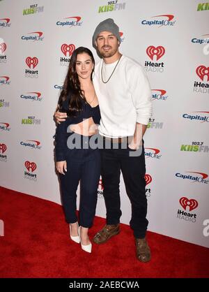 INGLEWOOD, CA - DECEMBER 06: Chrysti Ane, Ryan Guzman attends 102.7 KIIS FM's Jingle Ball 2019 Presented by Capital One at the Forum on December 6, 2019 in Los Angeles, California. Stock Photo