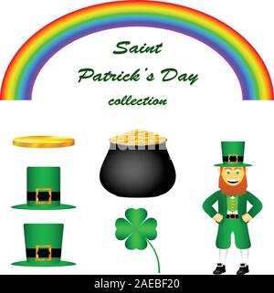 Saint Patricks Day set. Stock Vector