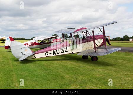 De Havilland DH60G III Moth Major G-ACGZ Stock Photo