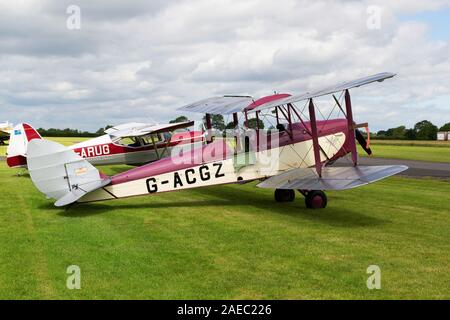 De Havilland DH60G III Moth Major G-ACGZ Stock Photo