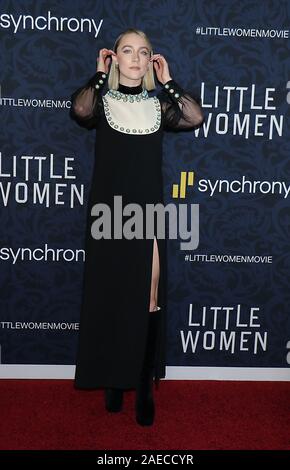 New York, USA. 08th Dec, 2019. December 07, 2019 Saorise Ronan attend Columbia Pictures and Regency Enterprises present the World premiere of Little Woman at the Museum Of Modern Art in New York.December 07, 2019. Credit: MediaPunch Inc/Alamy Live News Stock Photo