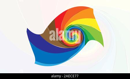 Background design in the form of a palette of colors. Abstraction on the theme of the color palette. Stock Vector