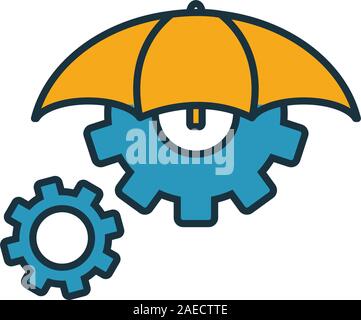 Risk Management icon. Simple element from risk management icons collection. Creative Risk Management icon ui, ux, apps, software and infographics Stock Vector