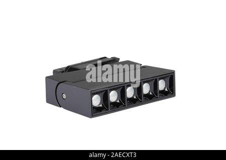 Black color Concert LED lights isolated on white background with clipping path Stock Photo