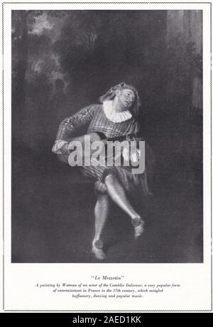 JeanAntoine Watteau Mezzetin Stock Photo Alamy