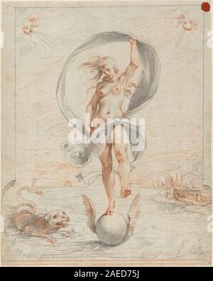 Giuseppe Cesari, called Cavaliere d'Arpino, Allegorical Figure, probably c 1588 Allegorical Figure; probably c. 1588 Stock Photo