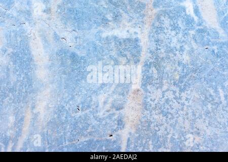 Old blue marble wall background texture wirh cracks for backdrops Stock Photo