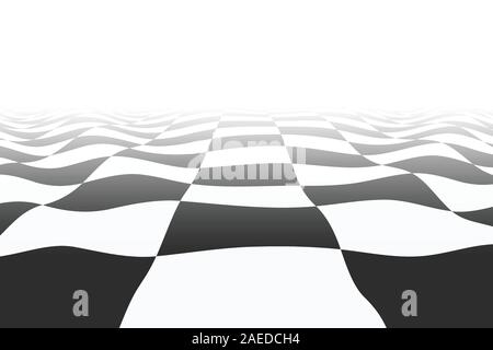 distorted checkered