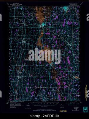 WI Horicon 503304 1955 62500 Restoration Stock Photo - Alamy