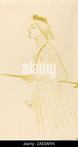 Henri de Toulouse-Lautrec, Yvette Guilbert, 1894 Yvette Guilbert; 1894date Stock Photo