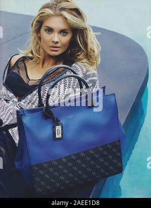poster advertising GUESS with Megan Williams and Alexandria Morgan in ...