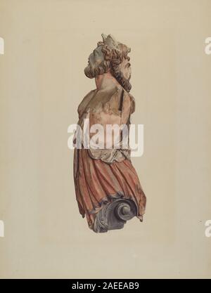 This Janus figure depicts the Roman god Janus with two faces ...