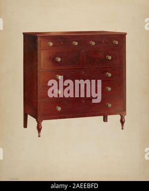 Isidore Sovensky, Chest of Drawers, c 1939 Chest of Drawers; circa 1939 date Stock Photo