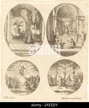 This 1631 etching by Jacques Callot depicts Saint Simon, shown in a ...