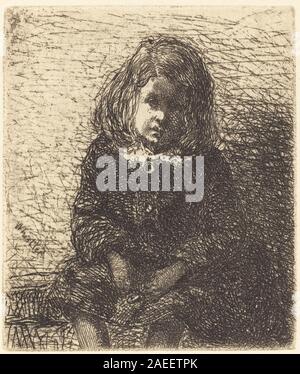 James McNeill Whistler, Little Arthur, c 1857-1858 Little Arthur; c. 1857/1858 Stock Photo