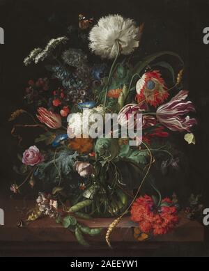 Jan Davidsz de Heem, Vase of Flowers, c 1660 Vase of Flowers; circa 1660 date Stock Photo