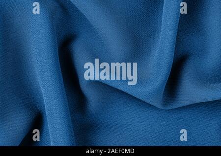 Monochrome decorative fabric. Trend shade. Cloth backdrop. Top view. Copy space Stock Photo