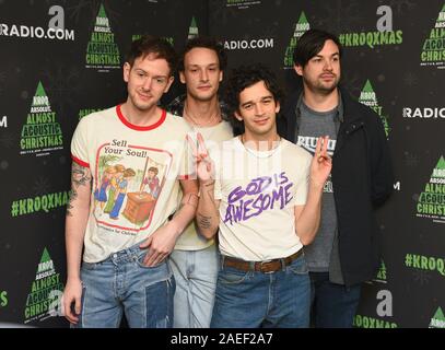 Anaheim, California, USA. 8th Dec 2019.  The 1975 - Adam Hann, George Daniel, Matthew Healy, and Ross MacDonald attend KROQ Absolut Almost Acoustic Christmas 2019 at Honda Center on December 8, 2019 in Anaheim, California. Photo: imageSPACE/MediaPunch Credit: MediaPunch Inc/Alamy Live News Stock Photo