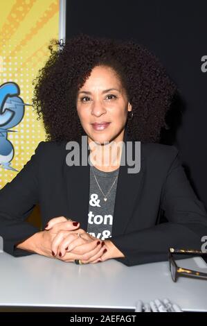 Dortmund, Deutschland. 07th Dec, 2019. Karyn Parsons at the 6th German Comic Con Dortmund 2019 in the exhibition hall. Dortmund, 07.12.2019 | usage worldwide Credit: dpa/Alamy Live News Stock Photo