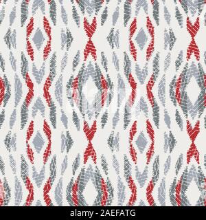 Seamless kilim rough grungy seamless rug design Stock Vector