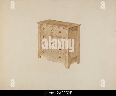 Joe Brennan, Chest of Drawers, c 1939 Chest of Drawers; circa 1939 date Stock Photo