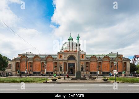Ny Carlsberg Glyptotek Copenhagen, view of the entrance to the Ny Carlsberg Glyptotek art museum in central Copenhagen, Denmark.