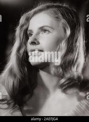 Ruth Niehaus, deutsche Bühnen- und Filmschauspielerin, Deutschland 1956. German theatre and movie actress Ruth Niehaus, Germany 1956. Stock Photo