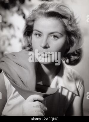 Maj-Britt Nilsson, schwedische Schauspielerin, Deutschland um 1956. Swedish actress Maj-Britt Nilsson, Germany around 1956. Stock Photo