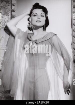 Debra Paget, amerikanische Schauspielerin, Deutschland 1959. American