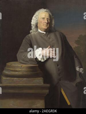 A portrait by John Singleton Copley depicting Epes Sargent around 1760, showing the sitter in formal attire with attention to facial features, posture, and period clothing typical of mid-18th-century portraiture. Stock Photo