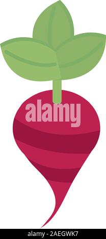 farm beet vegetable harvest agriculture isometric icon vector illustration Stock Vector
