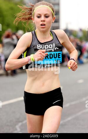 Charlotte Purdue, Great Manchester Run 2012 Stock Photo
