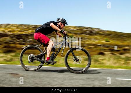Colne Valley Mountain Bike Challenge rider 2019 Stock Photo