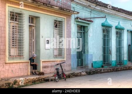 Remedios, Villa Clara, Cuba, North America Stock Photo