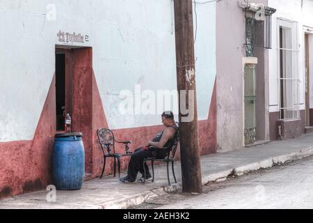 Remedios, Villa Clara, Cuba, North America Stock Photo