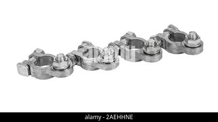 Four positive and negative metal terminal connector of car battery ...