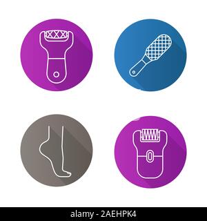 Foot file color icon. Foot scrubber. Isolated vector illustration Stock  Vector Image & Art - Alamy