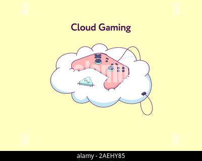 Cross platform play, online gaming concept icon. Server connection, internet  multiplayer idea thin line illustration. Esports, video game competition  Stock Vector Image & Art - Alamy