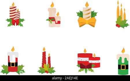Set of christmas ornaments Stock Vector