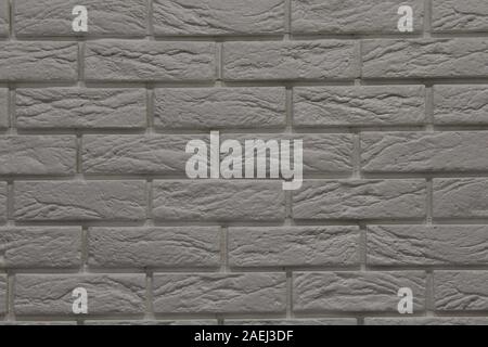 Vintage white wash brick wall texture for design. Panoramic background for your text or image. Stock Photo