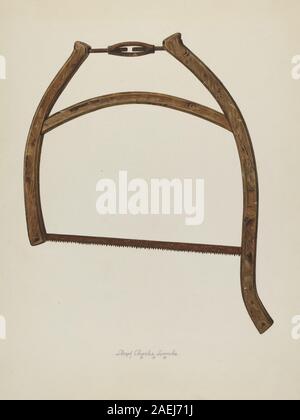 Lloyd Charles Lemcke, Buck Saw, 1938 Buck Saw; 1938date Stock Photo