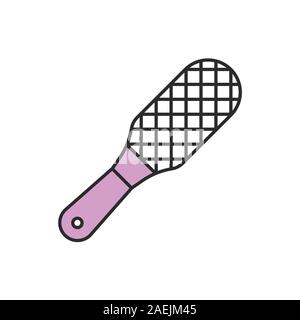 Foot rasp color icon. Foot scrubber. Isolated vector illustration Stock Vector