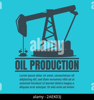 Banners of Oil Business. Oil Development and Extraction Flyer. Gasoline, Petrol Station, Research. World Petrol Production Background. Oil Biz Symbol, Stock Vector