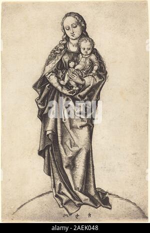 Martin Schongauer, Virgin and Child with the Apple, c 1470-1475 Virgin and Child with the Apple; c. 1470/1475 Stock Photo