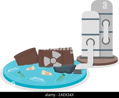 Water-pollution-1 vector icon. Modern vector illustration concepts. Easy to  edit and customize Stock Vector Image & Art - Alamy