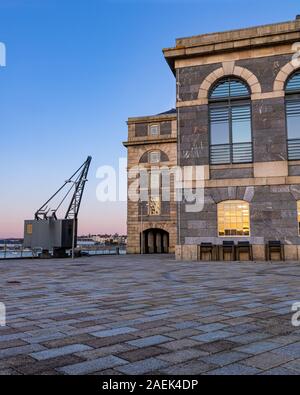 Blue are the Royal William Yard Stock Photo